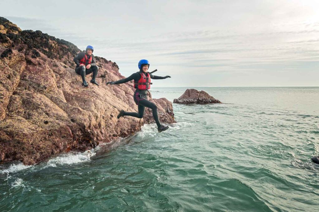 Go coasteering with Active Cymru, Trearddur Bay